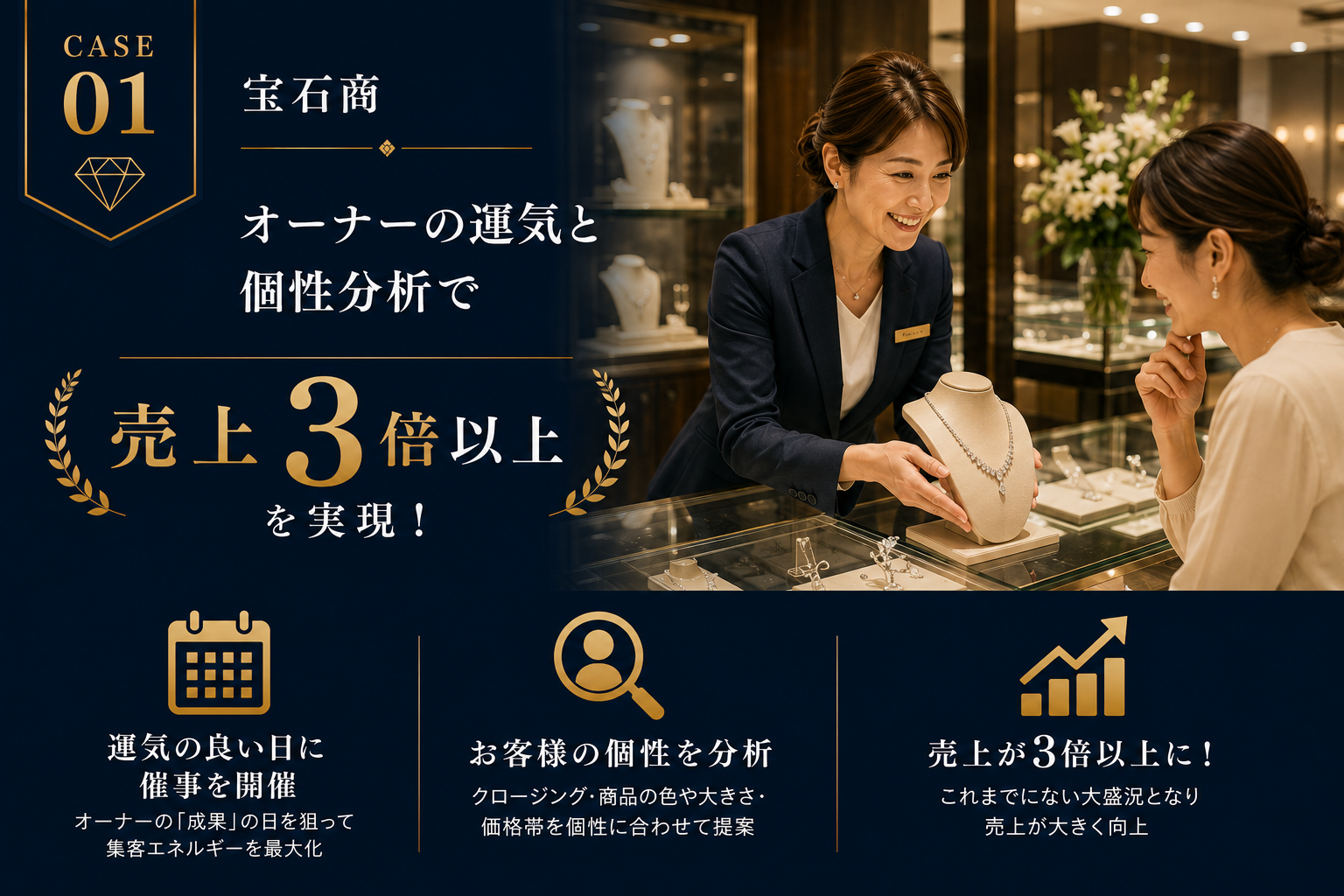 宝石商における個性心理學®活用事例